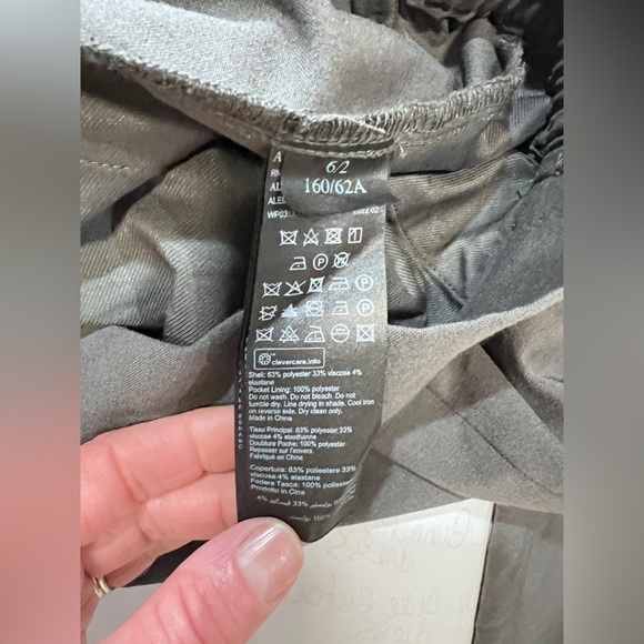 ALL SAINTS Black ALEIDA Cropped Ankle Pants size 2 - Picture 11 of 15